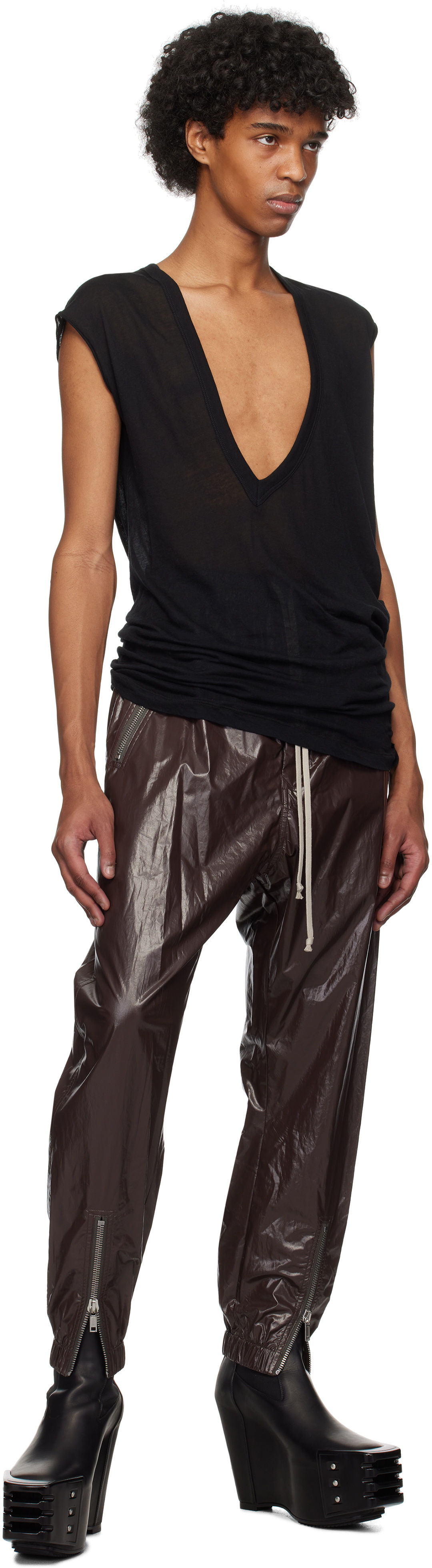Rick Owens Brown Cotton Sportswear main image 0