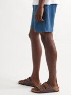 HARTFORD - Cotton-Jersey Drawstring Shorts - Blue