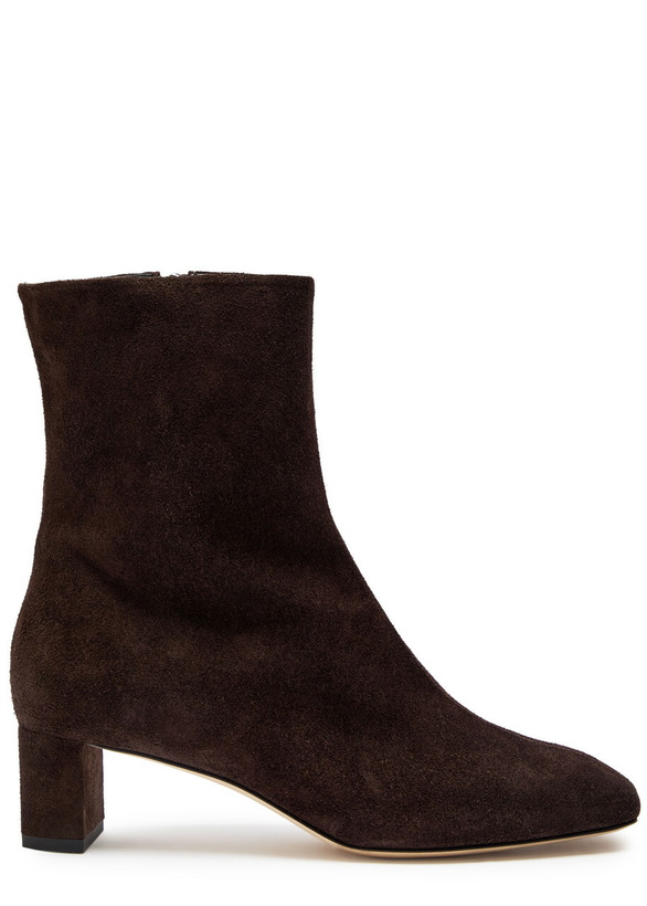Photo: Aeyde Millie 50 Suede Ankle Boots Brown