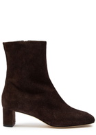 Aeyde Millie 50 Suede Ankle Boots Brown
