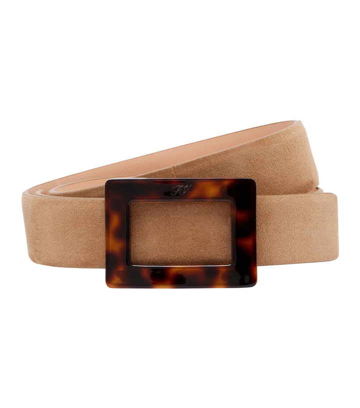 Photo: Roger Vivier Belle Vivier suede belt