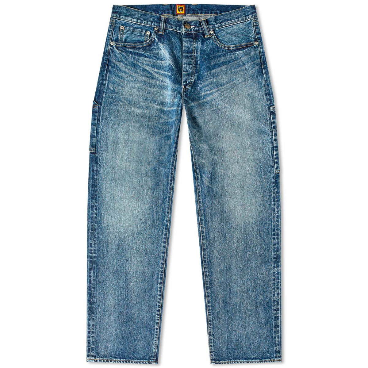 Human Made Men's Straight Denim Jeans in Indigo Human Made