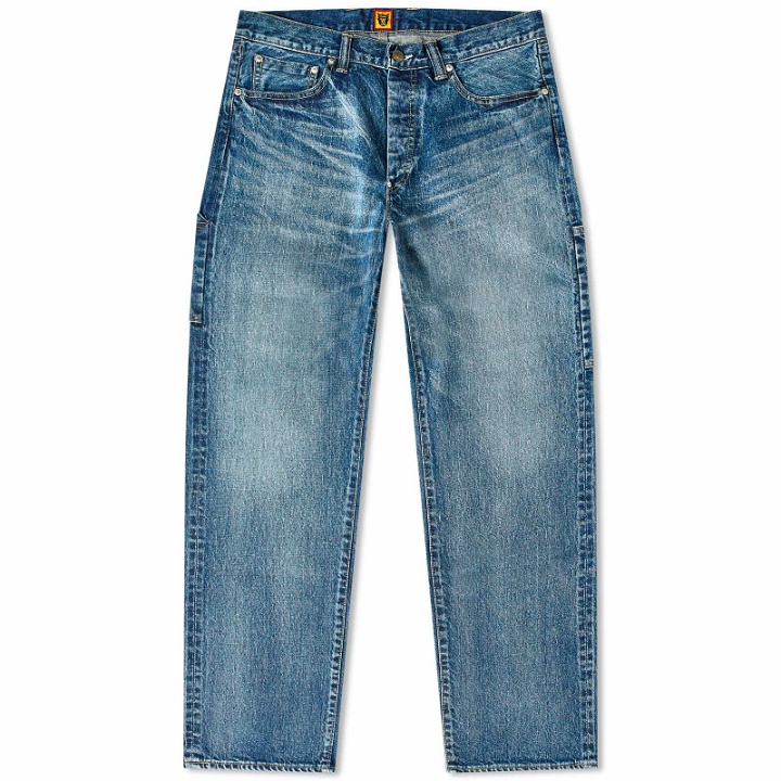 Photo: Human Made Men's Straight Denim Jeans in Indigo