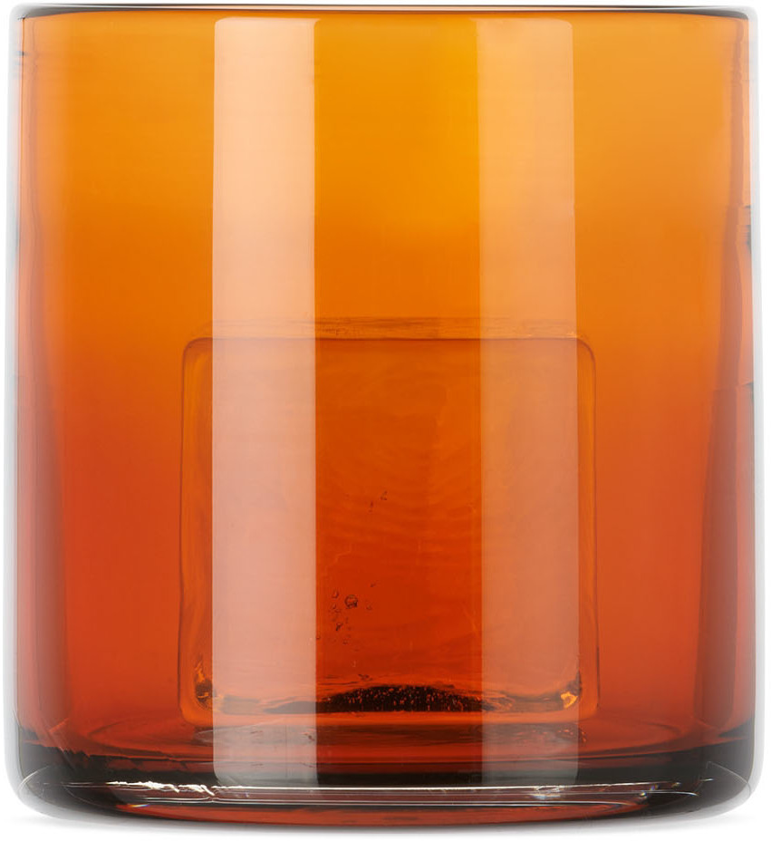 Nate Cotterman SSENSE Exclusive Orange Cube Glass