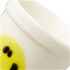 Frizbee Ceramics Men's Small Play Espresso Cup in Yellow Smile