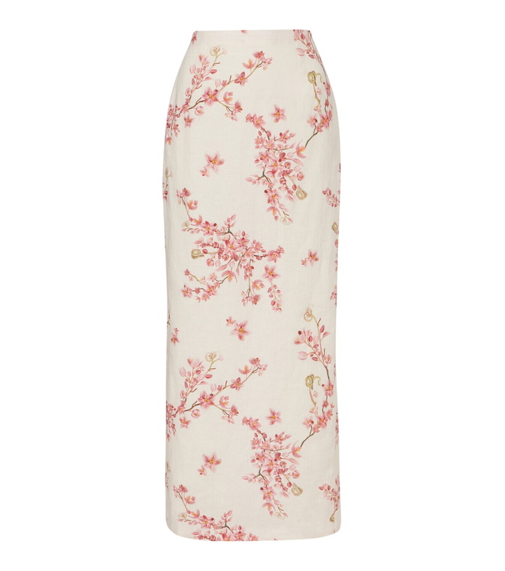 Photo: Agua by Agua Bendita Lirica Paraiso linen maxi skirt