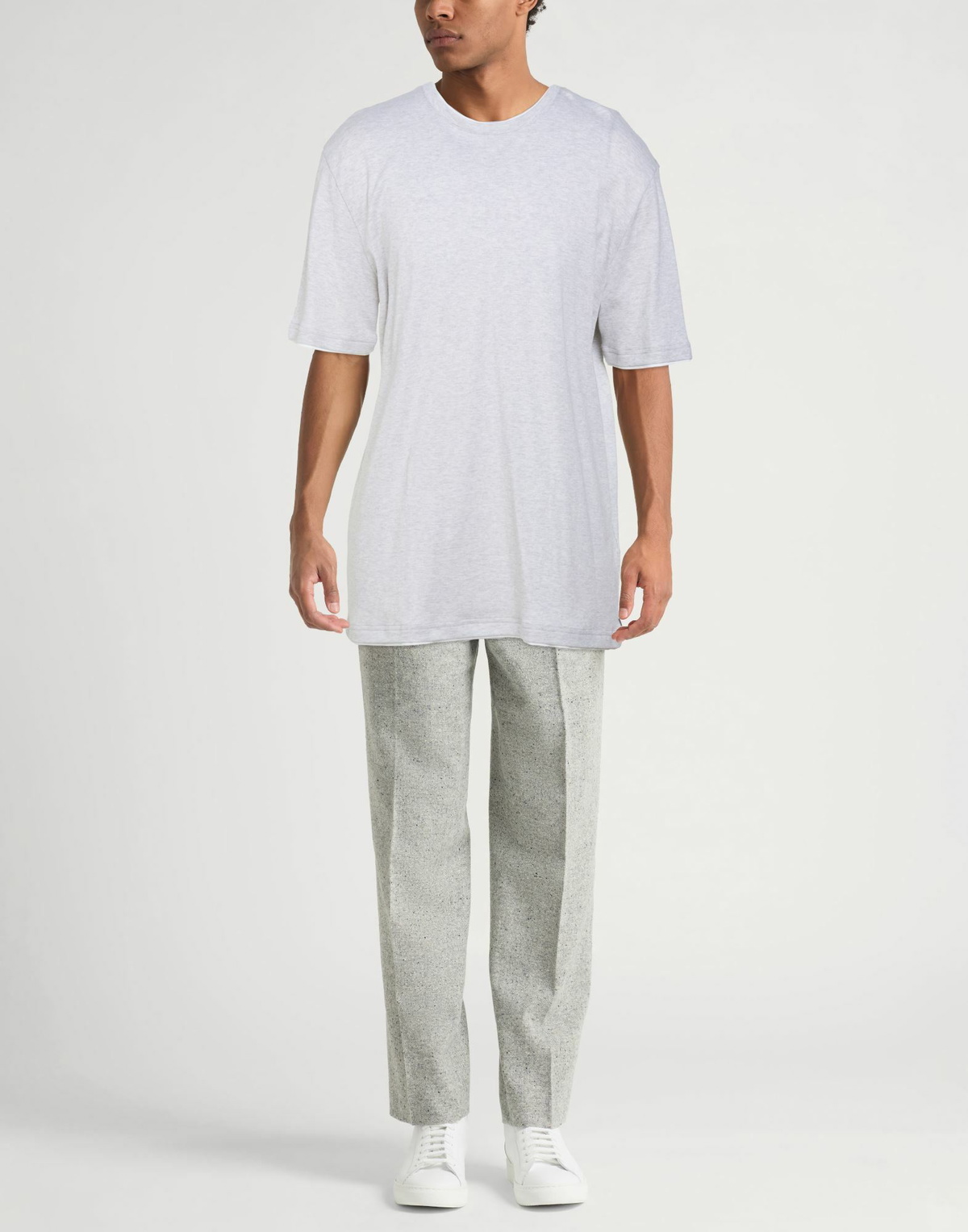 Eleventy Mens T-shirt Light in Grey
