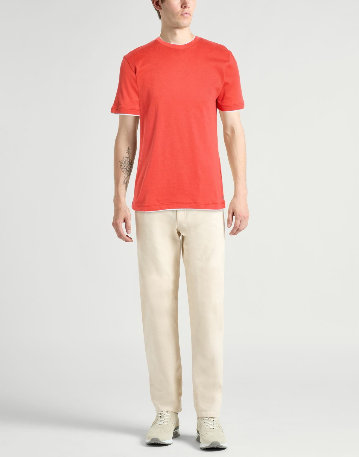 Eleventy Mens T-shirt Rust
