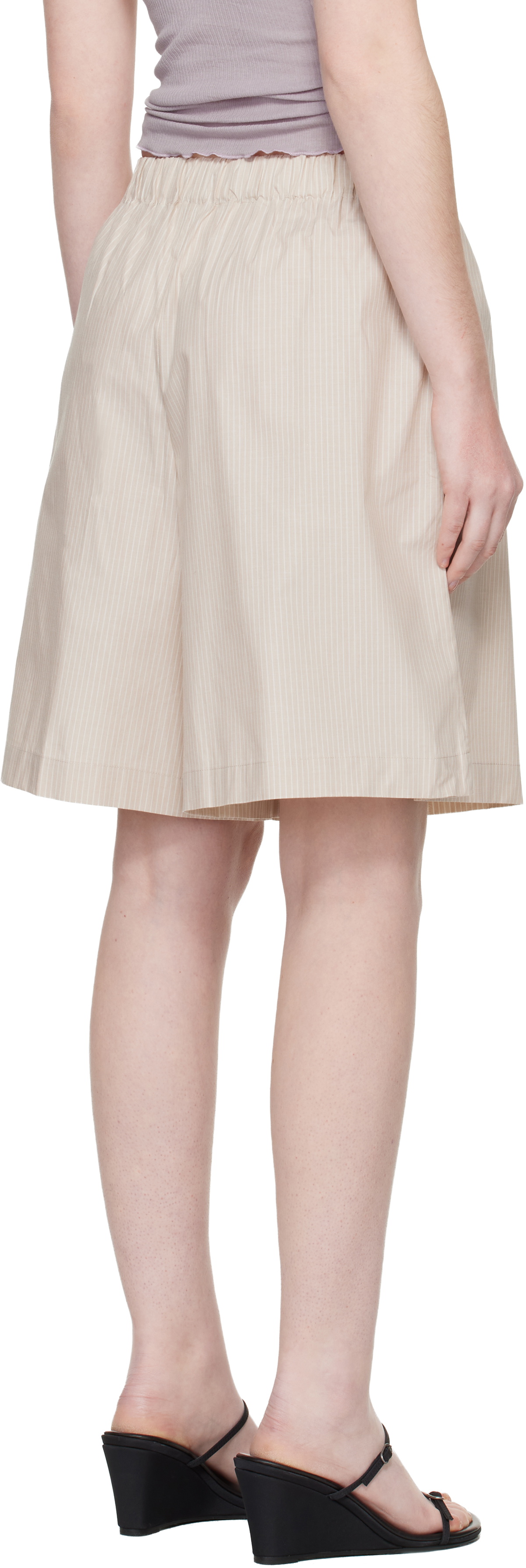 Baserange Beige Claude Shorts