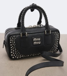 Miu Miu Arcadie studded leather top-handle bag
