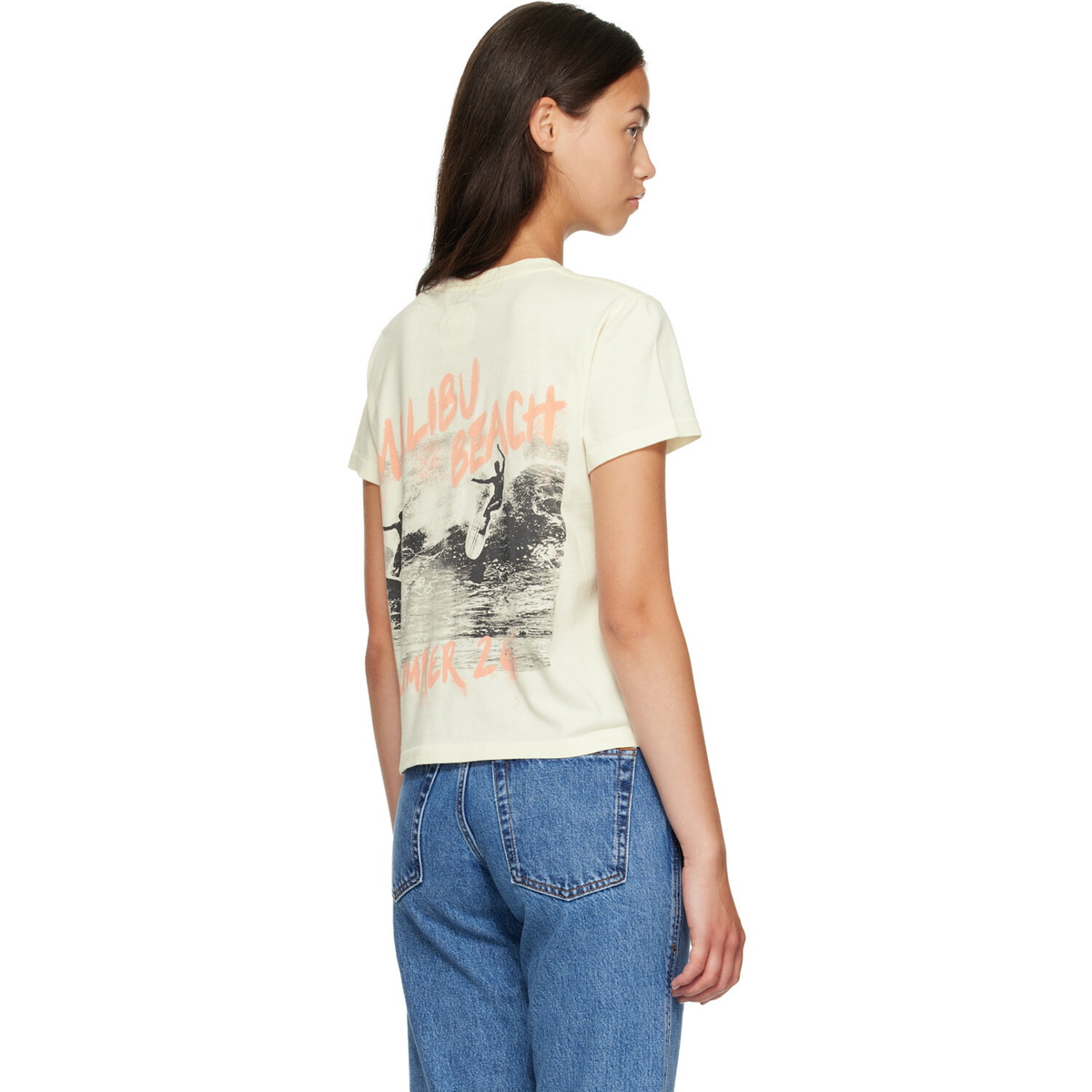 ANINE BING Off-White Shelley Surfer T-shirt