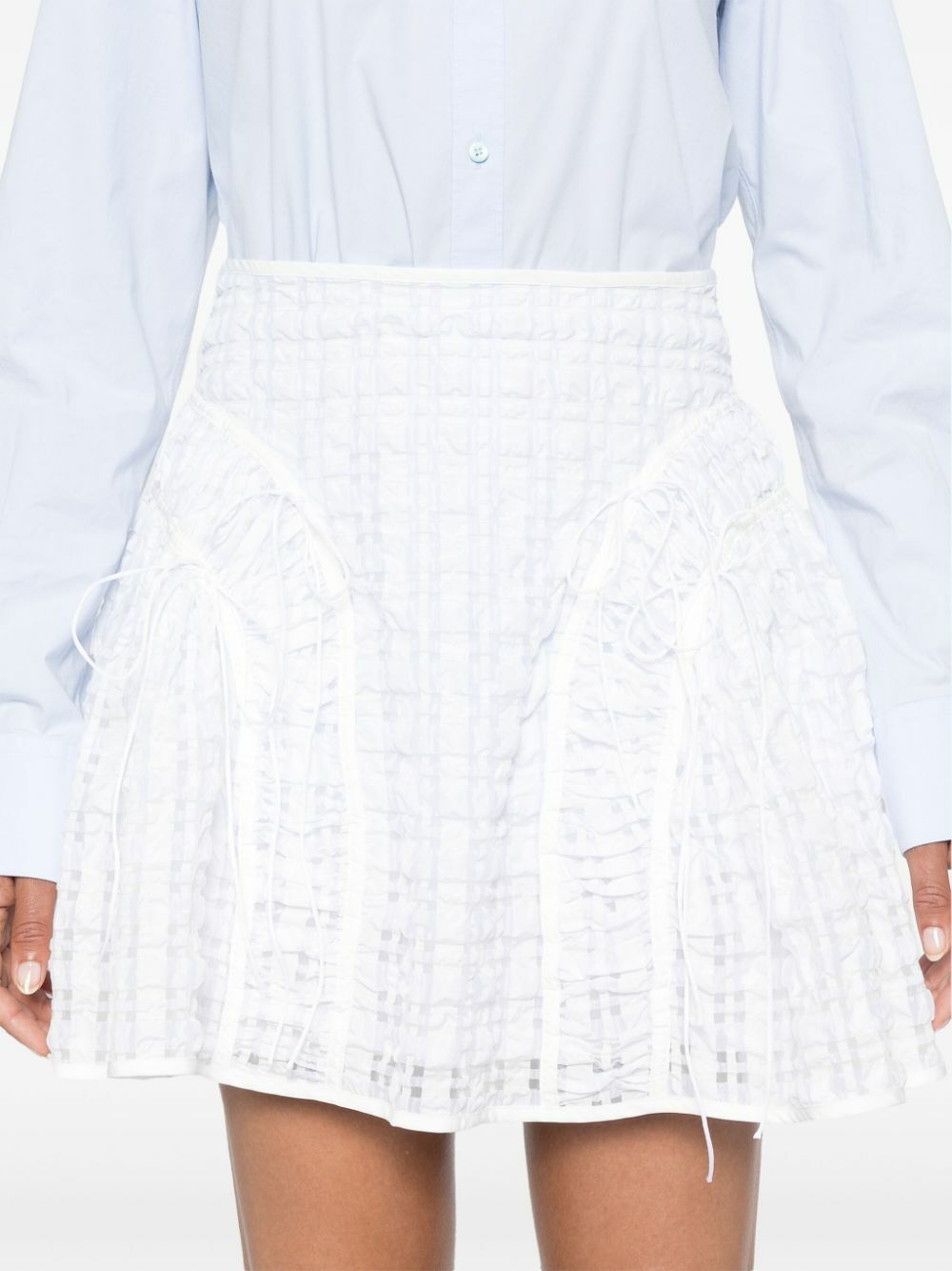 Cecilie Bahnsen White Oda Mini Skirt Cecilie Bahnsen
