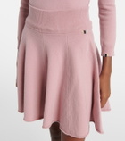 Extreme Cashmere N°379 Girl cashmere-blend miniskirt