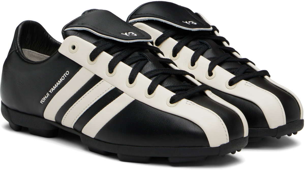Y-3 Black & White Field Sneakers