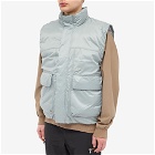 Nike Men's Tech Pack Insulated Woven Vest in Mica Green