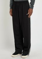 Mki Miyuki Zoku Logo-embroidered Straight-leg Jersey Track Pants Black