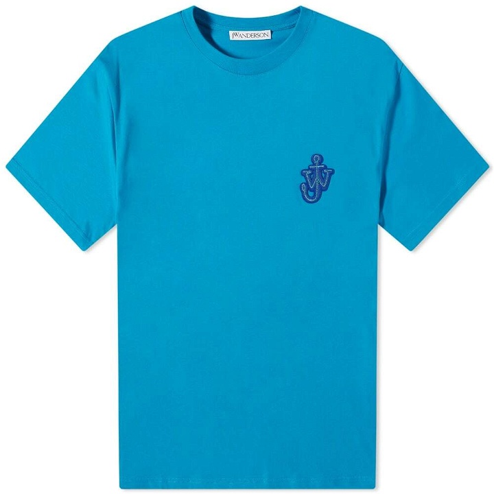 Photo: JW Anderson Men's Anchor Patch T-Shirt in Blue