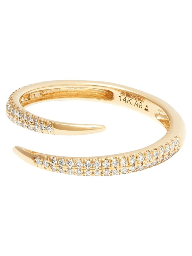 Photo: Adina Reyter 14K Yellow Gold Thorn Diamond Ring