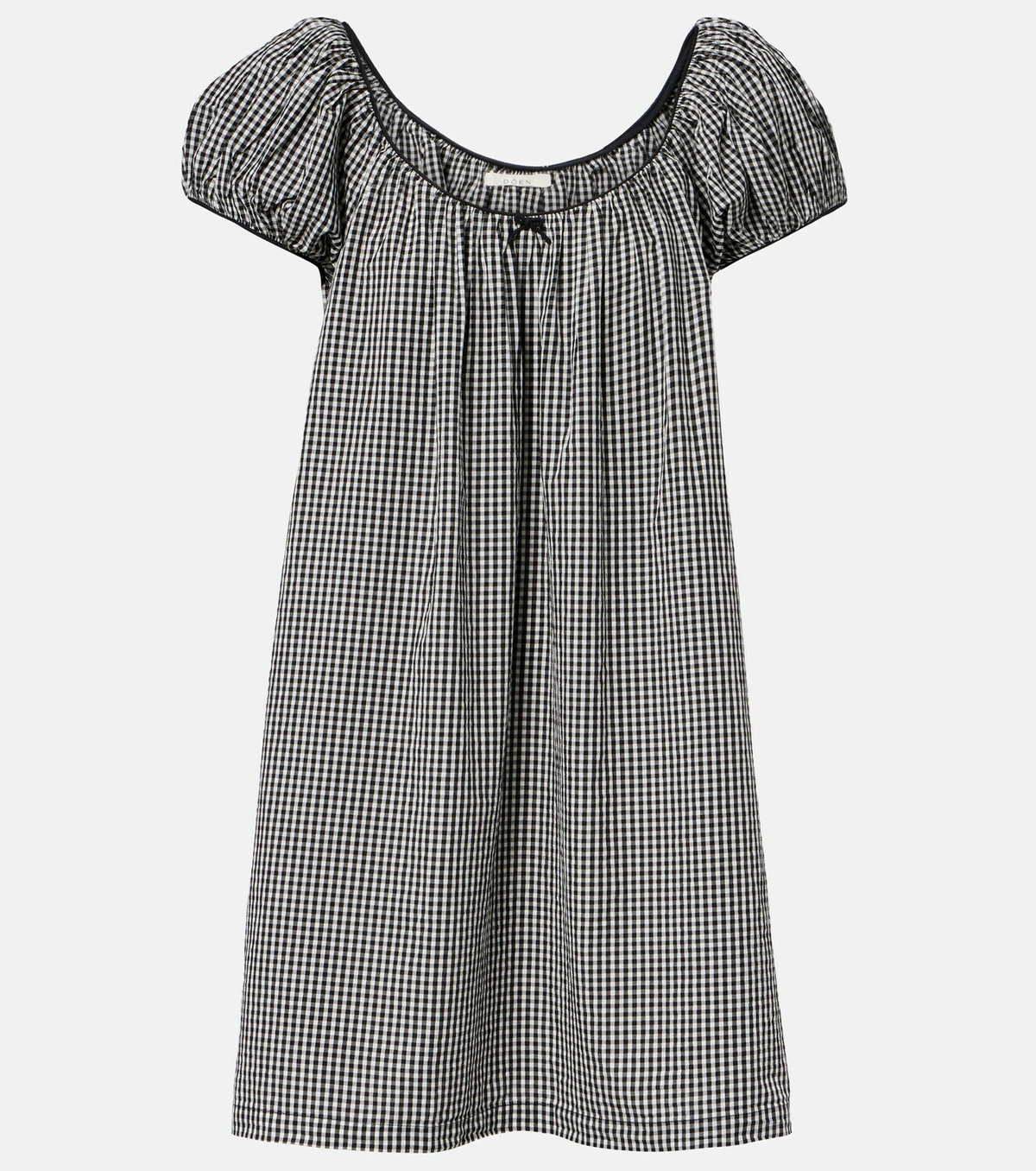 Dôen Julia gingham cotton poplin minidress