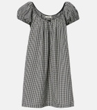 Dôen Julia gingham cotton poplin minidress