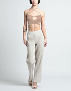 Andreādamo Womens Top Sand