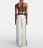 SIR Lilou silk wide-leg pants