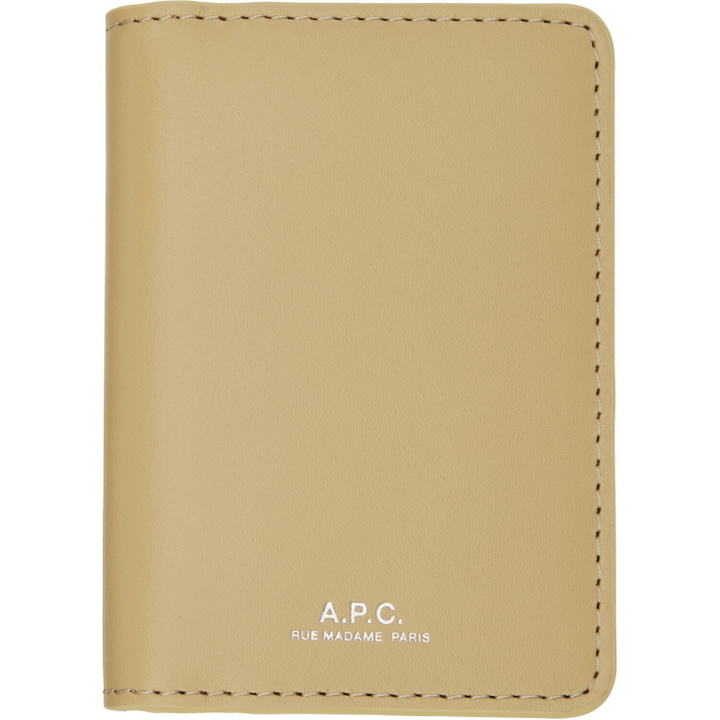 Photo: A.P.C. Beige Stefan Card Holder