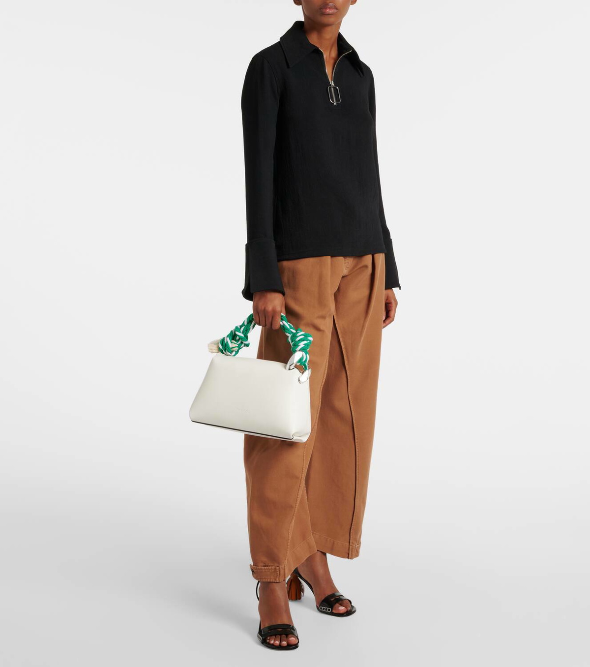 JW Anderson Corner leather shoulder bag