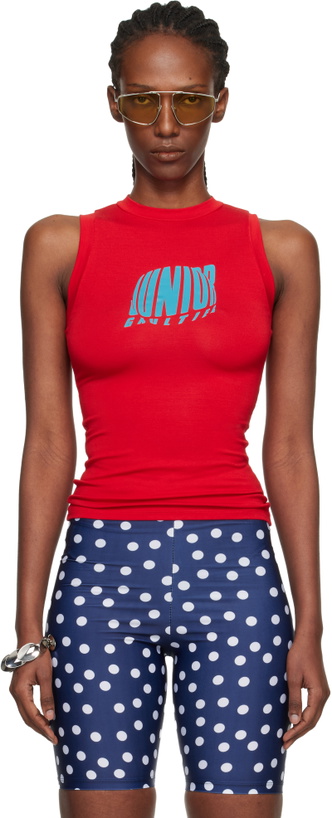 Photo: Jean Paul Gaultier Red 'The Junior Gaultier' Tank Top
