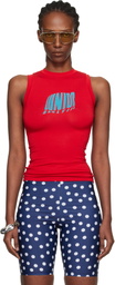 Jean Paul Gaultier Red 'The Junior Gaultier' Tank Top