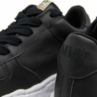 Maison MIHARA YASUHIRO Men's Wayne Original Low Top Leather Sneake Sneakers in Black