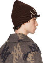 AMIRI Black 'MA' Beanie