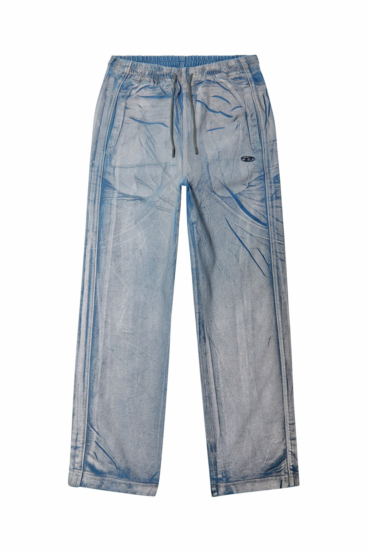 Diesel Relaxed D-Martyans Track Denim - Jeans - Unisex - Blue