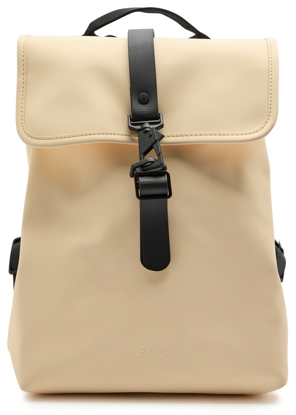 Photo: Rains Bucket Rubberised Backpack - Yellow - One Size