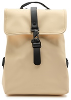 Rains Bucket Rubberised Backpack - Yellow - One Size