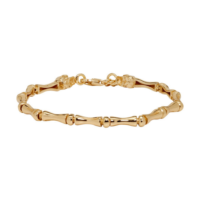 Photo: Emanuele Bicocchi Gold Bone Bracelet