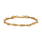 Emanuele Bicocchi Gold Bone Bracelet