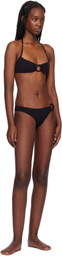 Matteau Black Ring Bikini Bottom