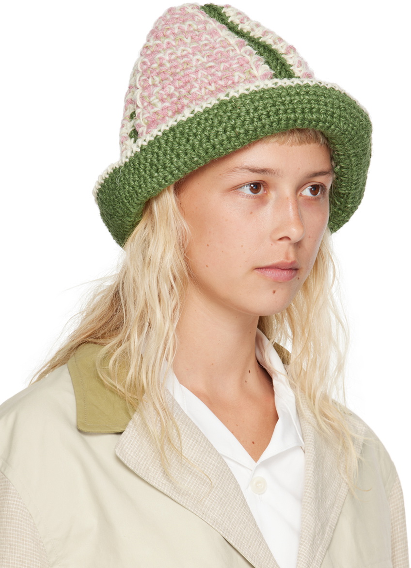 Nicholas Daley Multicolor Rolled Beanie Nicholas Daley