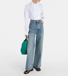 Loewe High-rise wide-leg jeans