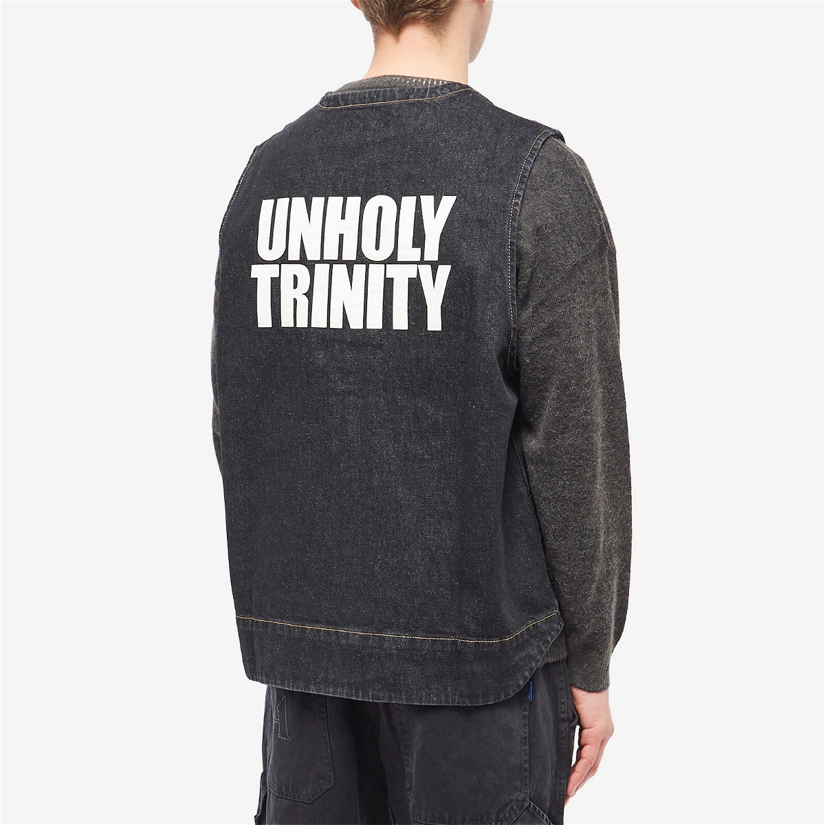 Fucking Awesome Men's Unholy Trinity Vest in Indigo Fucking Awesome