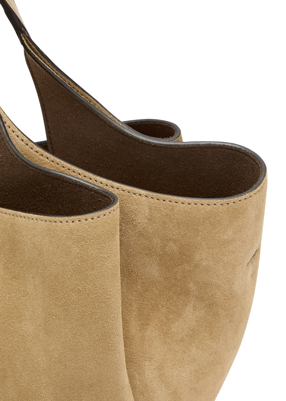 Tods Suede top Handle bag - Tan - One Size