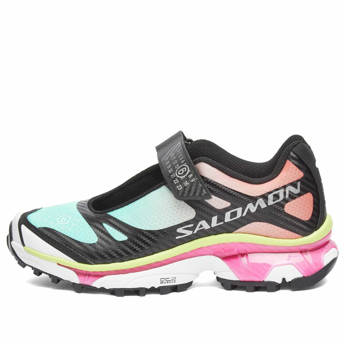 MM6 Maison Margiela x Salomon XT-Mary Jane "Ginger/Electric Green/Knockout Pink": The Cult Hybrid Goes Full Maximalist — image 3