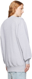 WARDROBE.NYC Gray French Terry Sweater