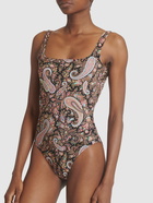 ETRO Printed Lycra One Piece Swimsuit