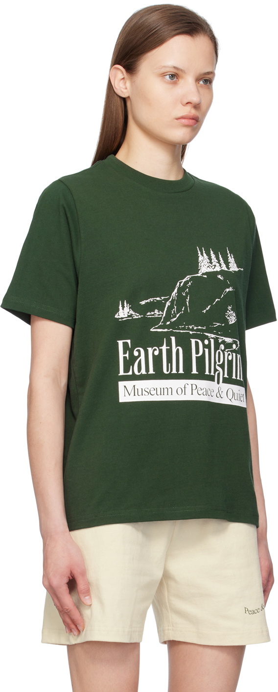 Museum of Peace & Quiet Green 'Earth Pilgrim' T-Shirt