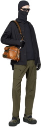 master-piece Khaki & Tan Absolute Shoulder Bag