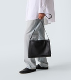 The Row Nan leather messenger bag
