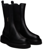 Max Mara Black English Chelsea Boots