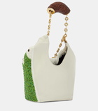Loewe Squeeze Fruit Mini beaded leather tote bag